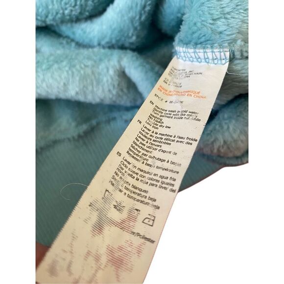 Weekend Edition Cropped Fleece Full Zip Hooded Sweatshirt Soft - Picture 9 of 13